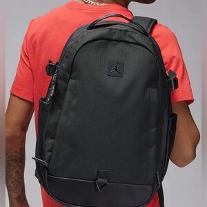 Jordan Black Backpack Sleek Design Durable Material